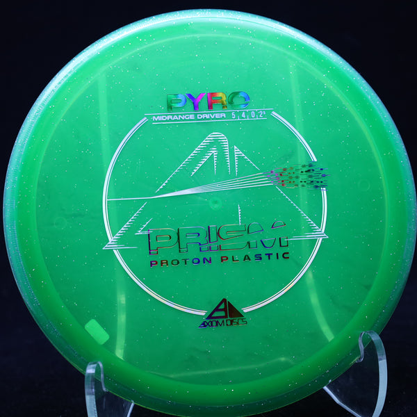 Axiom - Pyro - Proton Plastic - Midrange Driver 176-179 GREEN NEON GREEN AQUA 178 axiom Disc Golf disc golf discs disc golf discs for sale discs mid mid-range midrange midrange driver mvp piro proton pyro