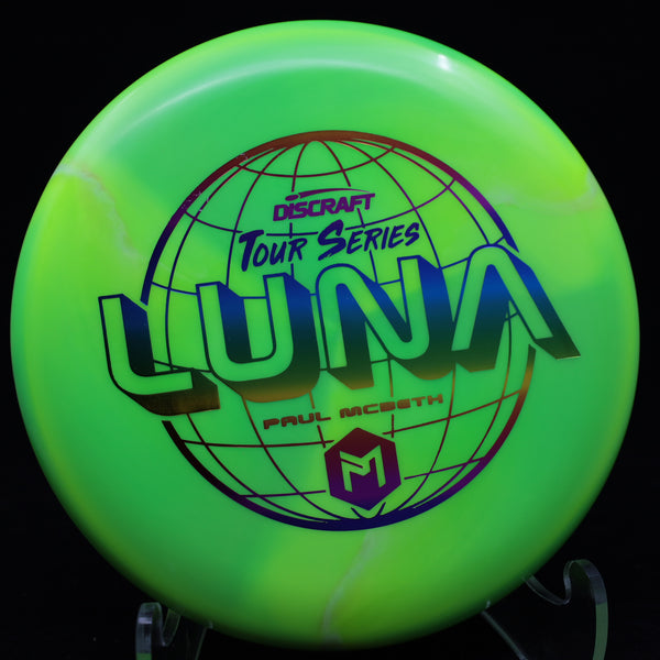 discraft - luna - esp - 2022 tour series paul mcbeth 173-174 / green lime/rainbow