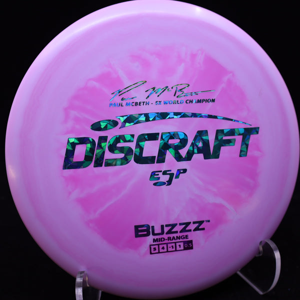 discraft - buzzz - esp - midrange 177+ / purple blend/blue pinwheels/177
