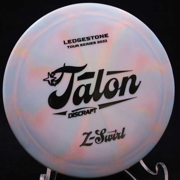 discraft - talon - tour series swirl z - 2022 ledgestone edition blue pink/black/174