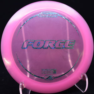 Discraft - Force - Z Lite - Distance Driver PINK SNOWFLAKE 166 adam Disc Golf disc golf discs disc golf discs for sale Discraft discs Driver Force hammes Overstable Stable Z