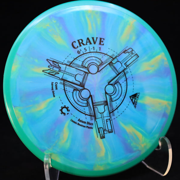 axiom - crave - cosmic neutron - fairway driver 160-164 / blue green/green/162