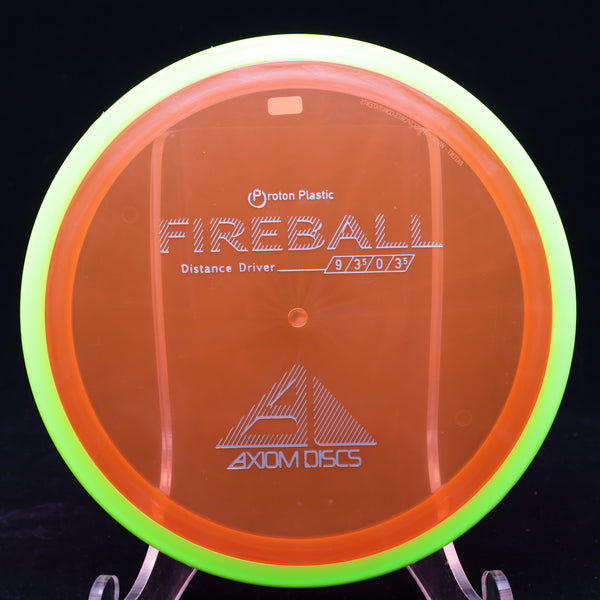 axiom - fireball - proton - distance driver 155-159 / orange/lime green/155