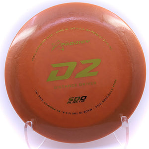 prodigy - d2 - 500 plastic - distance driver orange/172