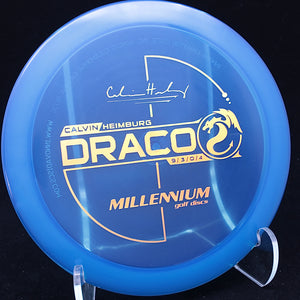 millennium - draco - quantum - calvin heimburg signature distance driver blue/gold sheen/168