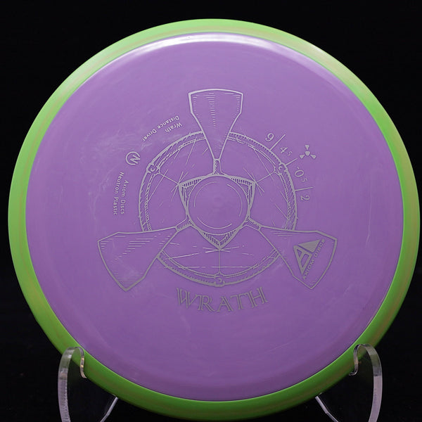 axiom - wrath - neutron - distance driver 170-175 / purple/green mix/172