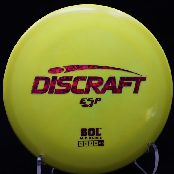 discraft - sol - esp - midrange 170-172 / yellow/purple shards/172