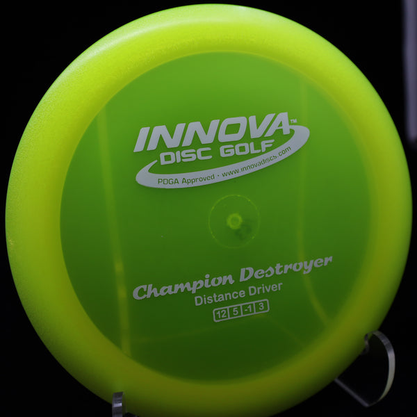 innova - destroyer - champion - distance driver yellow/white/163
