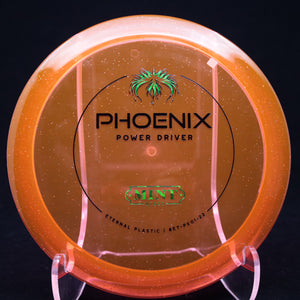 mint discs - phoenix - eternal - overstable distance driver 170-177 / orange/green/172