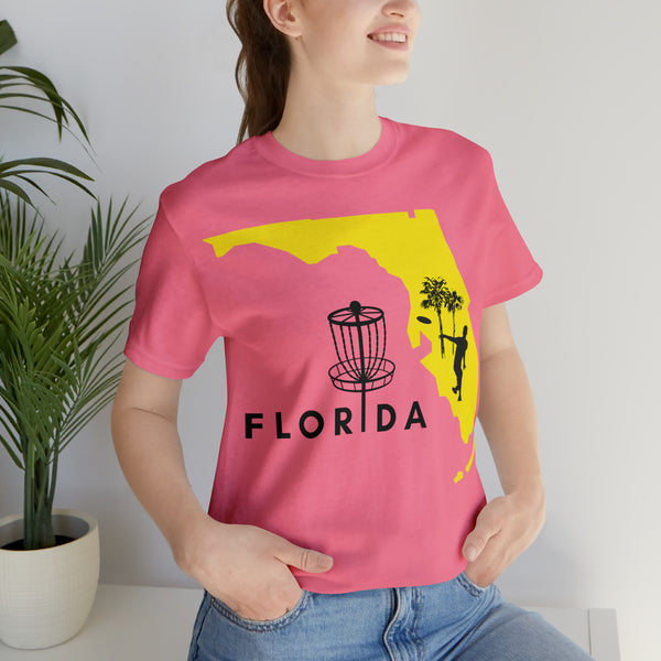 Unisex short sleeve Tee, T-shirt, " Disc Golf Florida"
