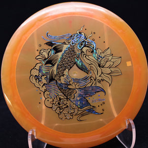 Thought Space Athletics - Animus - Ethos - GolfDisco exclusive "Koi Nishikigoi" ORANGE BLUE SHARDS 175 animus athletics disc golf discs disc golf discs for sale discs ethos GOLFDISCO ORIGINALS KOI koi fish Koi Nishikigoi space thought thought space athletics TSA z