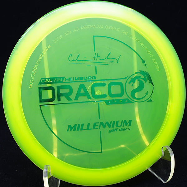 millennium - draco - quantum - calvin heimburg signature distance driver yellow/green/175