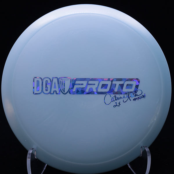 dga - vortex - proline - catrina allen proto driver powder blue/blue shards/172