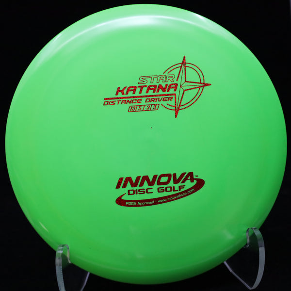 innova - katana - star - distance driver 170-175 / green/red glitter/174