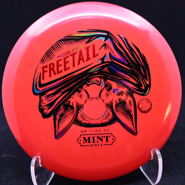 mint discs - freetail - sublime plastic - distance driver 170-175 / red/rainbow/174