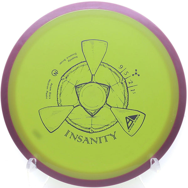 axiom - insanity - neutron plastic - distance driver 170-175 / yellow/pink/170