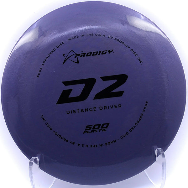 prodigy - d2 - 500 plastic - distance driver purple black/174