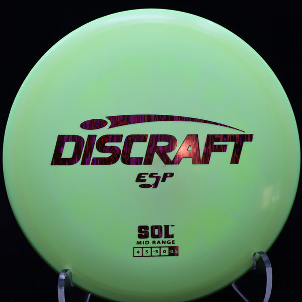 discraft - sol - esp - midrange 170-172 / green key lime/purple ripples/172