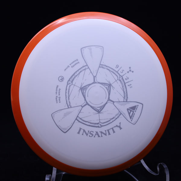axiom - insanity - neutron plastic - distance driver 160-164 / white/orange/162