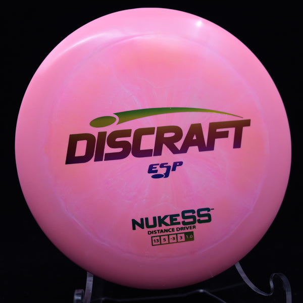 discraft - nuke ss - esp - distance driver 173-174 / pink orange/rainbow/174