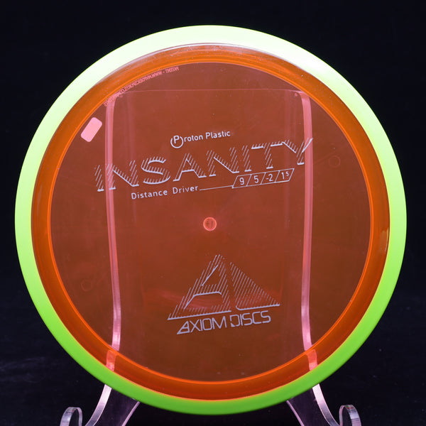 axiom - insanity - proton - distance driver 170-175 / red clear/green lime