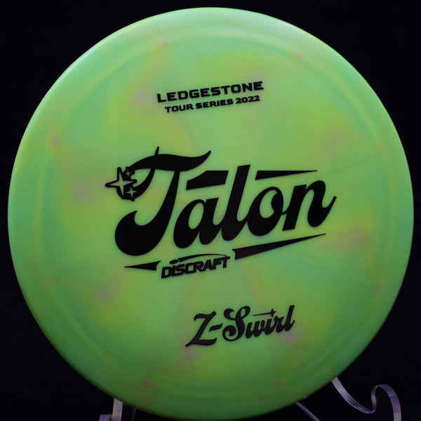 discraft - talon - tour series swirl z - 2022 ledgestone edition green/black/174