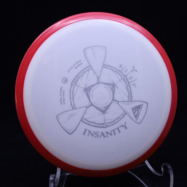 axiom - insanity - neutron plastic - distance driver 160-164 / white/red/164