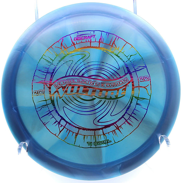 discraft - vulture - titanium swirl - 2022 ledgestone edition blue slate/rainbow/176