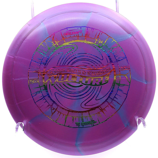 discraft - vulture - titanium swirl - 2022 ledgestone edition purple blue/rainbow/176