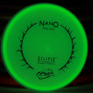 MVP - Nano Mini Disc - Eclipse Glow Plastic - Mini Marker Axiom Axiom discs eclipse eclipse 2.0 glo glow glow plastic glows marker mini minidisc MVP MVP Disc Sports mvpdiscsport nano team mvp