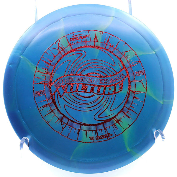 discraft - vulture - titanium swirl - 2022 ledgestone edition blue/red confetti/176