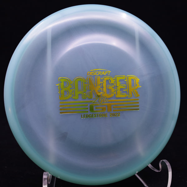 discraft - banger gt - glo z - 2022 ledgestone edition sky blue/gold sheen/172