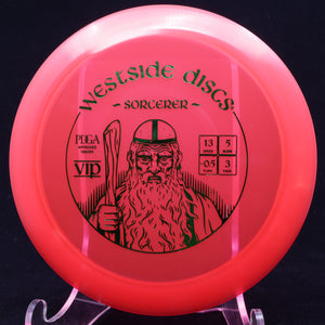 westside discs - sorcerer - vip - distance driver red/green/173