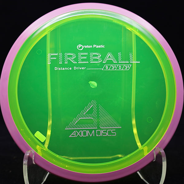 axiom - fireball - proton - distance driver 160-164 / green clear/pink/162