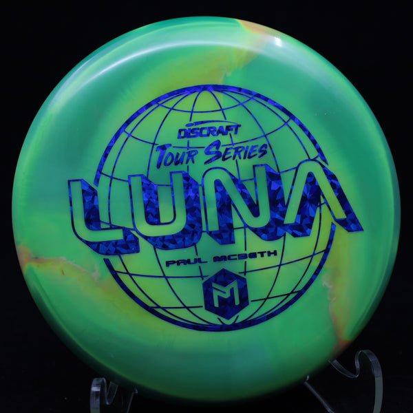 discraft - luna - esp - 2022 tour series paul mcbeth 173-174 / green/blue shards