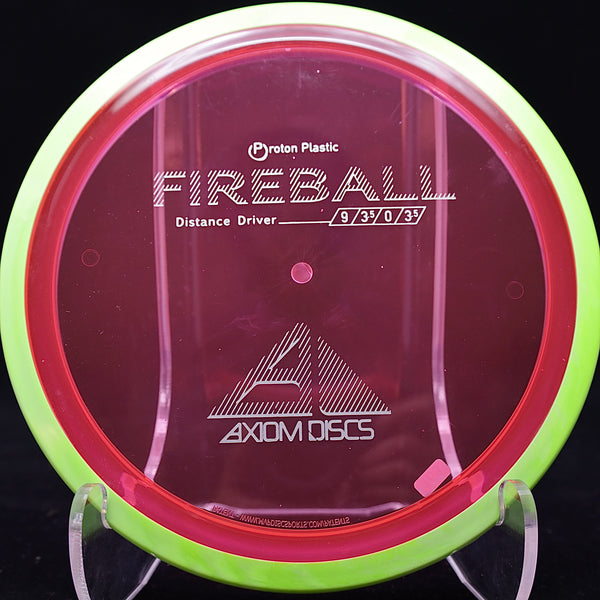 axiom - fireball - proton - distance driver 165-169 / ruby red/neon green/168
