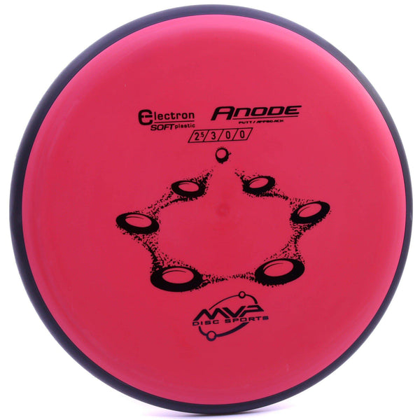 MVP - Anode - Electron SOFT - Putt & Approach 170-175 HIBISCUS RED 174 anode APPROACH PUTTER Driving putter electron mvp mvp disc sports neutron Putt and Approach Putter Putting soft