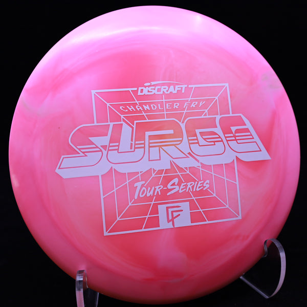 discraft - surge - esp - 2022 tour series - chandler fry 167-169 / pink blend/white
