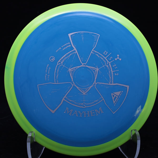 axiom - mayhem - neutron - distance driver 165-169 / blue/lime green/169