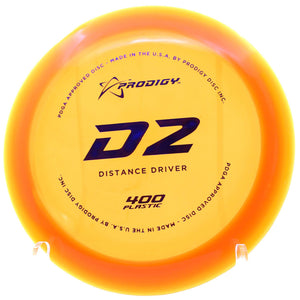 Prodigy - D2 - 400 Plastic - Distance Driver - GolfDisco.com