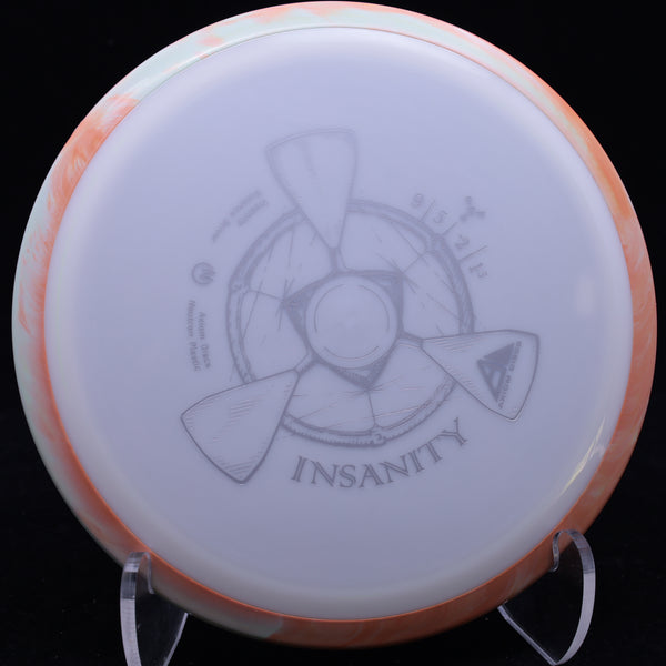 axiom - insanity - neutron plastic - distance driver 170-175 / white/orange mix/170