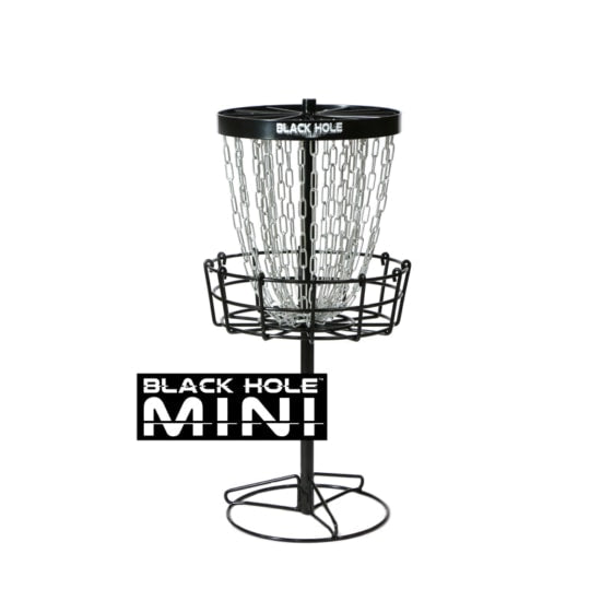 mvp black hole mini - mini disc golf basket black