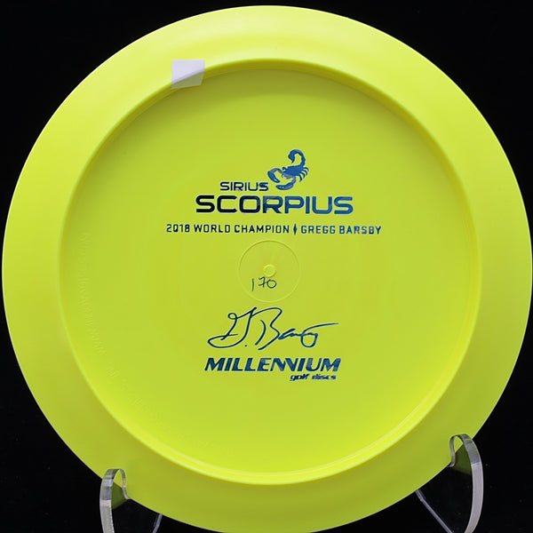 millennium - scorpius - sirius - distance driver yellow/blue camo/164