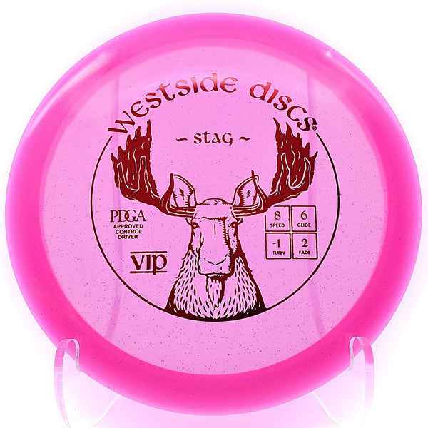 westside discs - stag - vip - fairway driver pink/red/173