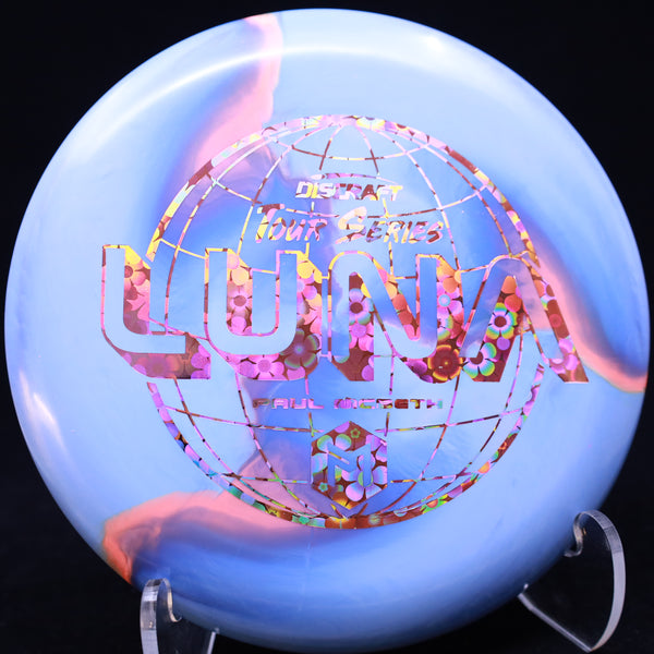 discraft - luna - esp - 2022 tour series paul mcbeth 173-174 / blue mix/pink flowers