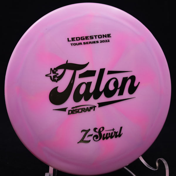 discraft - talon - tour series swirl z - 2022 ledgestone edition purple pink/black/170