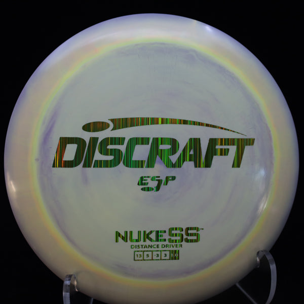 discraft - nuke ss - esp - distance driver 173-174 / yellow purple blend/lines/173-174