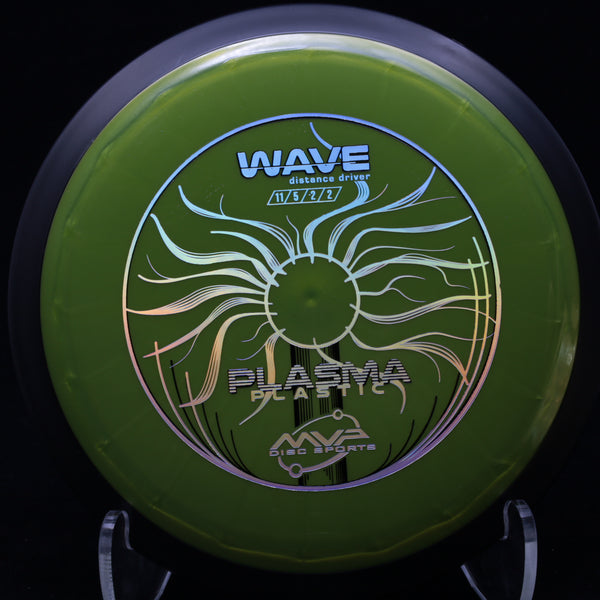 mvp - wave -  plasma plastic - distance driver 170-175 / green yellow mix/162