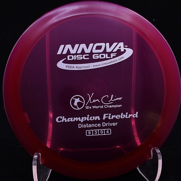 innova - firebird - champion - distance driver red ruby/white/175