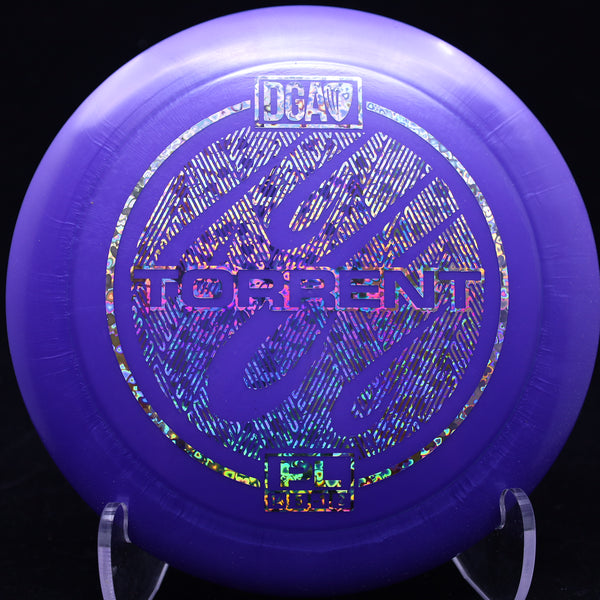 dga - torrent - pro line - distance driver purple/silver hearts/173-174